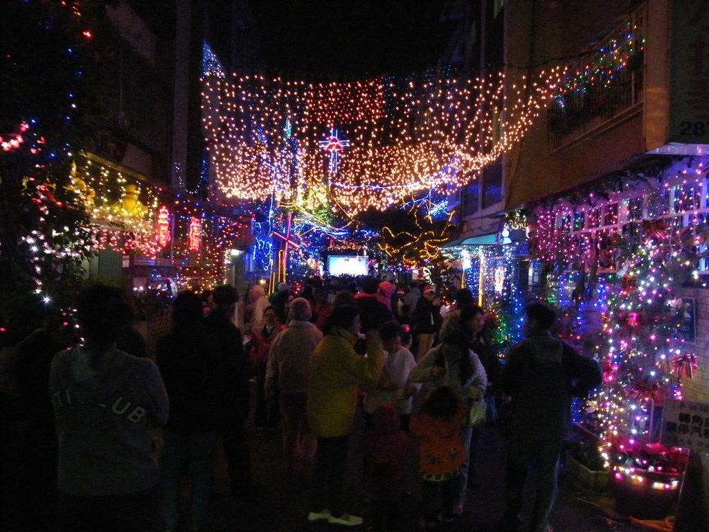 吉慶聖誕巷 (圖片來源：北投區公所)