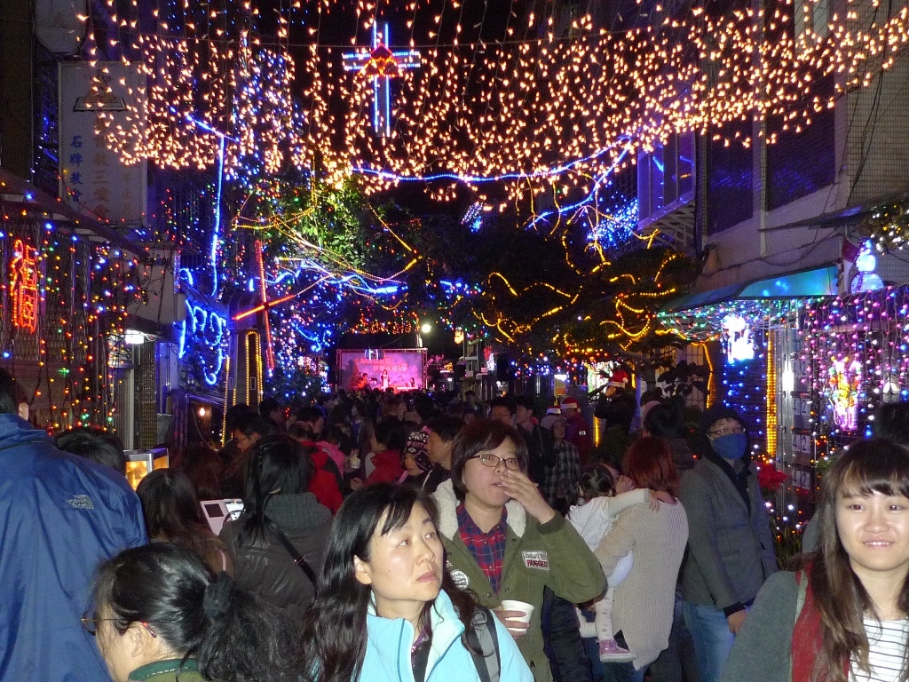 吉慶聖誕巷 (圖片來源：北投區公所)