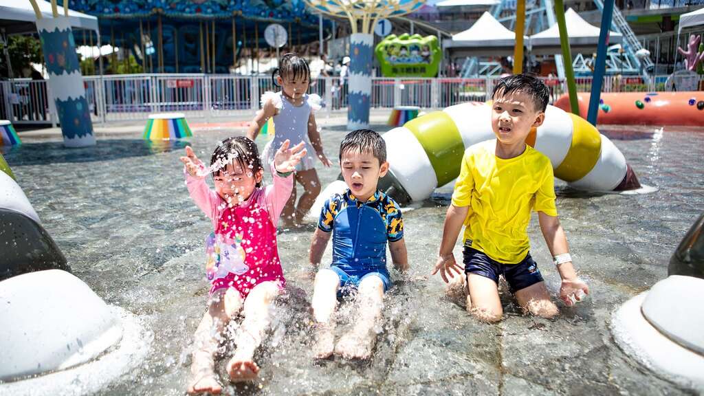 Planeta Acuático en el parque de atracciones para niños de Taipéi extenderá su operación hasta las 9pm del 6/22 al 8/28