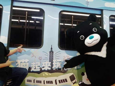 「猫起來玩台北」! 捷運觀光彩繪列車12月起跑 熊讚領軍動物寶寶們 邀民眾看圓寶、搭貓纜、遊貓空