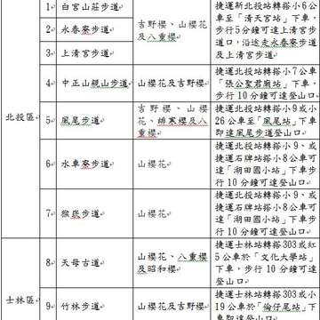 台北绽放粉嫩新希望　大地处邀您一同 赏樱祈福迎新春
