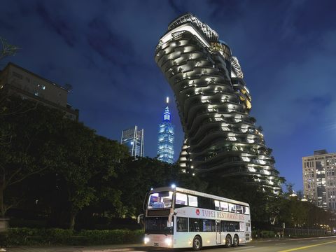 타이베이시 레스토랑 버스 새로운 모델 정식개통