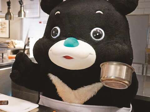 吉祥物熊讚
