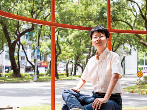 謝海盟為了澈底改變自己,已進行變性手術。(攝影/王漢順)