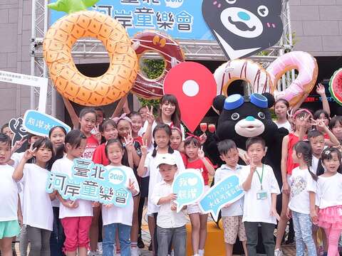 2018臺北河岸童樂會首度以「熊讚水樂園」規劃 14日起舉行9天 6日上午9時開放第2階段報名