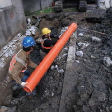 台北市污水下水道接管普及率領先全國。（王能佑攝）