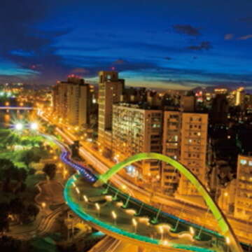 彩虹橋‧古亭跨堤觀景平台。圖／台北市政府工務局提供