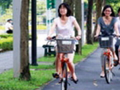 劉金標認為每一個 YouBike騎士和他都是推廣自行車運動的傳教士。(王能佑攝)