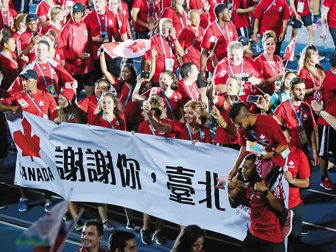 2017年成功舉辦的世大運，不僅感動了台灣人，也感動了世界上許多熱愛運動的朋友。（攝影／林俊耀）
