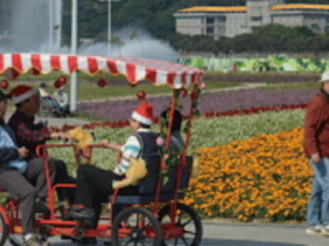 鐵馬報報！四輪車、勇腳休息站新登場（圖／臺北市政府工務局水利工程處提供）