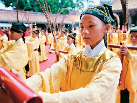 台北孔廟祭孔大典 古禮中現新意(攝影/趙守彥)