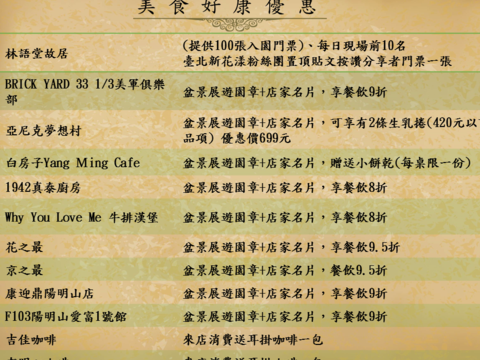 商家優惠