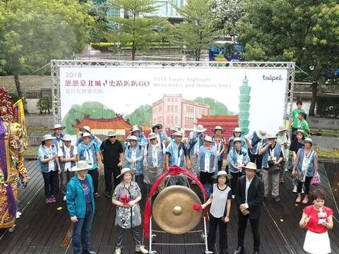 史蹟趴趴GO「史蹟大會師」起跑儀式，除有蘆洲忠義廟神將會助陣外。