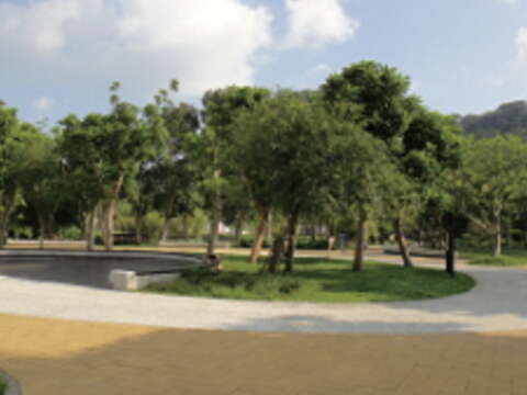 大湖公園中平坦、又有大樹遮蔭的綠茵廣場，是散步運動的最佳空間。（圖／臺北市政府工務局公園路燈工程管理處提供）