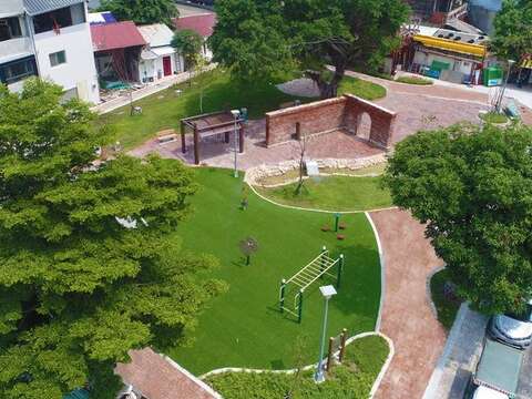 改造後之國順公園空拍照