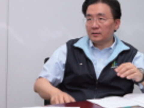 臺北翡翠水庫管理局局長劉銘龍對達成水庫百年大業深具信心。(攝影/王能佑)
