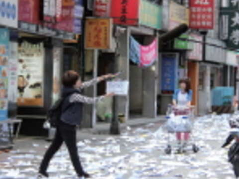 《南方小羊牧場》在南陽街封街拍攝。(圖/台北市電影委員會提供)