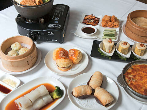以做工精緻的港式料理打造全新素食菜單，令人食指大動。（攝影／楊子磊）