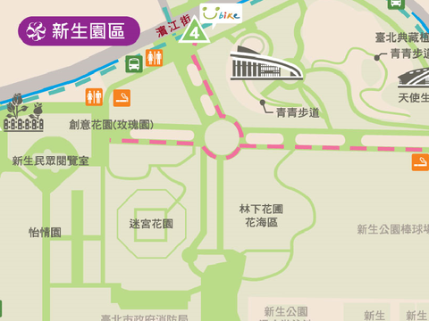 新生公園地圖