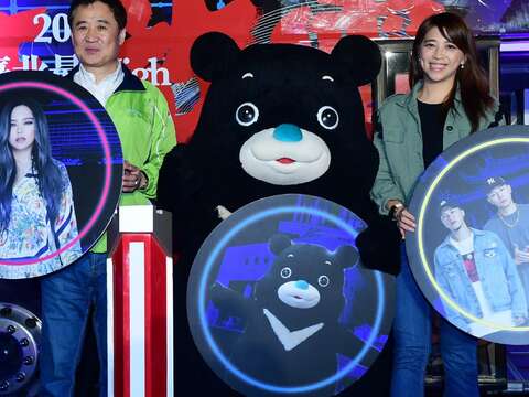 臺北市副市長陳景峻及觀傳局局長陳思宇正式公布跨年超強卡司：A-mei、頑童MJ116倒數壓軸，一同接力High翻新年城
