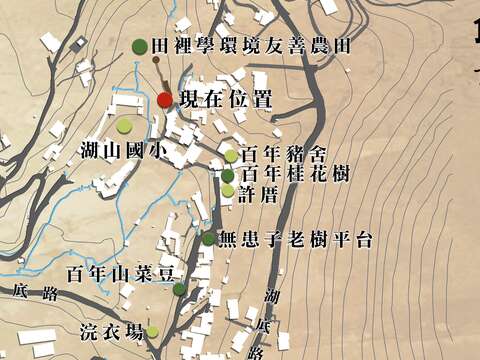 湖山社區周邊地圖