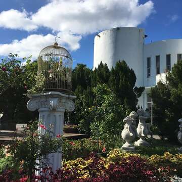 歐式花園風格的園區造景
