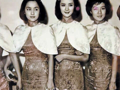 1964年8月6日樂聲戲院正式開幕,邀請女星江青、汪玲、鈕方雨、甄珍、李登惠蒞臨剪綵。(圖/張哲生提供)