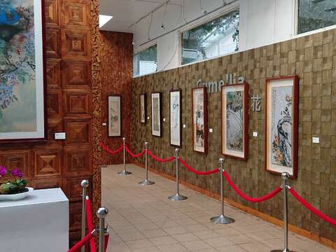 花卉中心展覽館的水墨花鳥巡迴展[