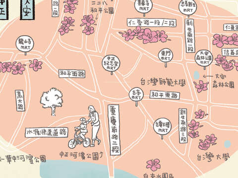 杜鵑花賞花地圖