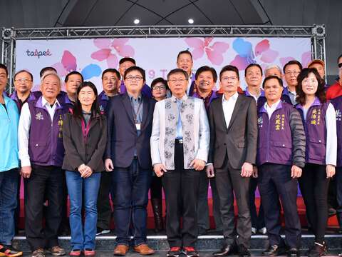 開幕記者會大安區、中正區區長及里長們熱烈響應，讓市長直呼感動！