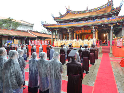 中華民國105年臺北市各界紀念大成至聖先師孔子2566週年誕辰釋奠典禮