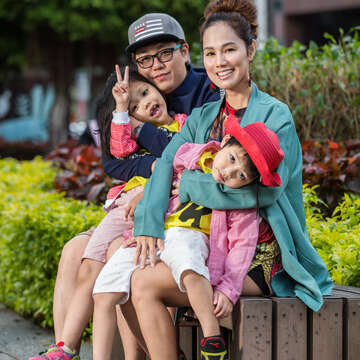 為愛嫁來台灣的Gen，全家時常一同出遊，替感情加溫。（攝影／林冠良 ）