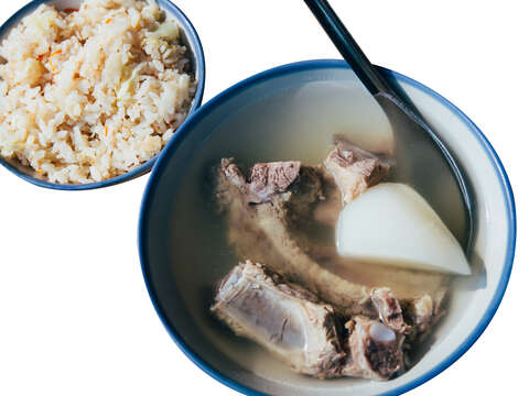高麗菜飯 原汁排骨湯