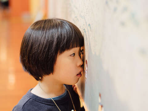 兒童學藝中心的展覽設計，能夠啟發小朋友探索的精神。 （攝影／鄭弘敬）