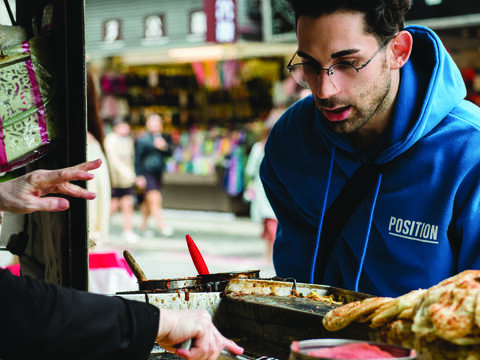 Ku has made multiple video about Taiwan, sharing his opinions on local Taiwanese food. (Photo / Yi Choon Tang)Ku enjoys strolling through the streets, exploring food and experiencing the human touch of Taipei. (Photo / Yi Choon Tang)