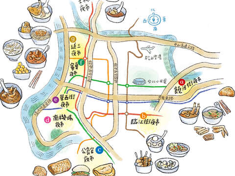 台北ミシュランに掲載された夜市ガイド