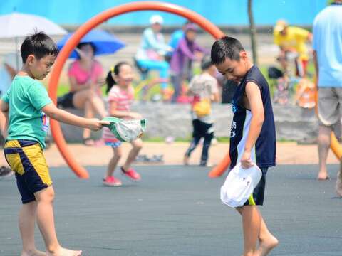 水遊びだ！大佳児童戯水区が6月1日オープン
