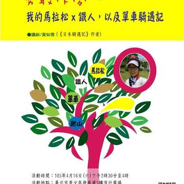 【築夢達人開講】勇敢作夢～我的馬拉松Χ鐵人，以及單車騎遇記
