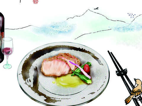 北投山中食、詠而歸(台北畫刊108年7月)