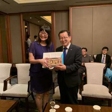 拜會韓國會展協會Kim_Eungsu會長_推介臺北市會展環境