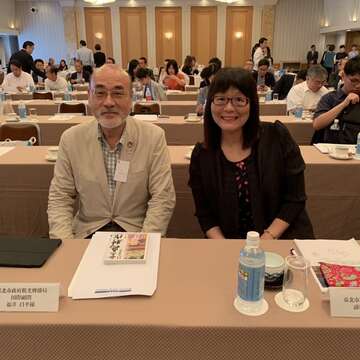 觀傳局李副局長與福井昌平先生交流熱絡