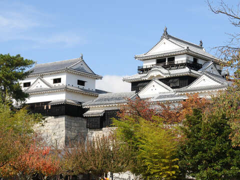 在楓葉盛開的季節到訪松山城欣賞紅葉美景  (圖-松山觀光會議協會提供)