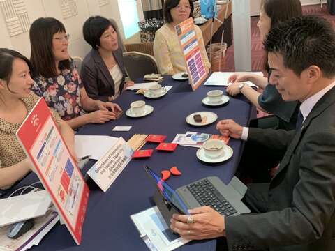 觀傳局李麗珠副局長率臺北市會展辦公室同仁和日本業者洽談