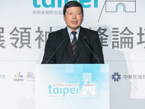 外貿協會秘書長葉明水致詞