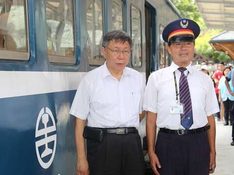 新北投車站新設月臺區