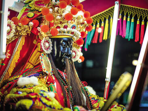 King Lingan, the principal deity of Qingshan Temple. (Photo / The Qingshan Club of Bangka Qingshan Temple)