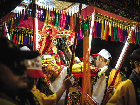 King Lingan, the principal deity of Qingshan Temple. (Photo / The Qingshan Club of Bangka Qingshan Temple)