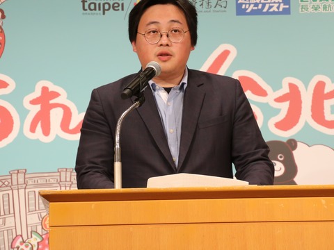 臺北市政府觀光傳播局長劉奕霆分享臺北的觀光魅力