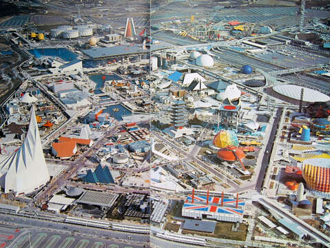 蘇匯宇 Su Hui-Yu_來自過去的未來：Alvin Toffler，OLIVER與EXPO俯視圖 A Future from the Past_ Alvin Toffler, computer OLIVER and a overlooking of Expo 70