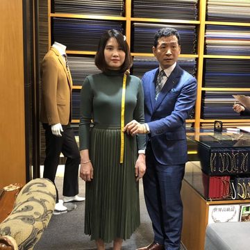 臺北市觀光傳播局為推廣越南旅遊市場，特別邀請知名越南網紅暨節目主持人Trần Thanh來臺，在知名西服店體驗臺北訂製服裝軟實力。